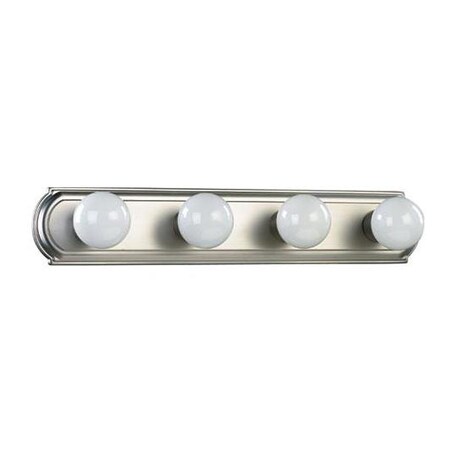 Quorum Three Light Satin Nickel Vanity 5049-3-65